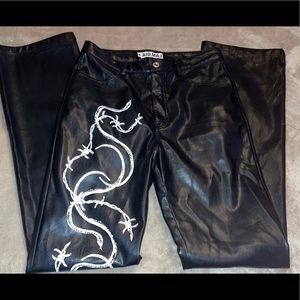 IAM GIA vegan leather pants
